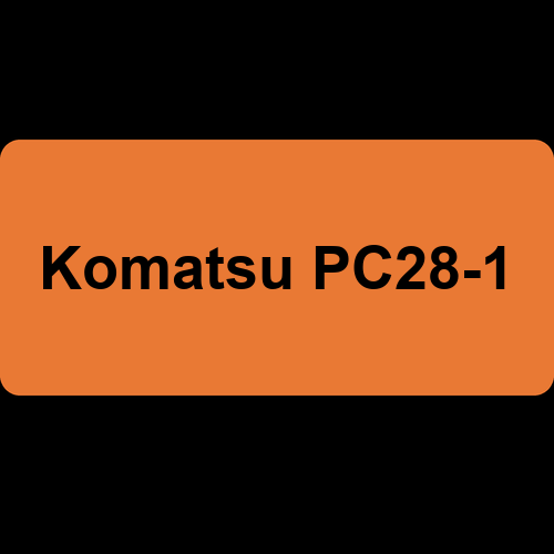 Komatsu PC28-1